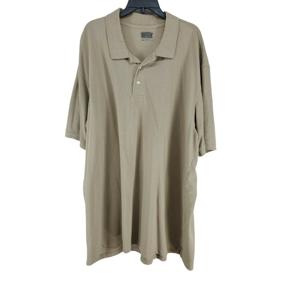 The Foundry Polo Shirt Men's Size 3XL Tan
